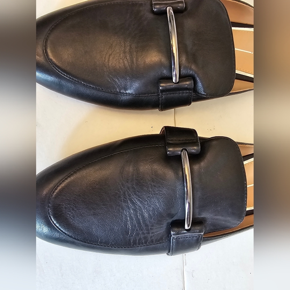 Linea Paolo Women's  Slip on Sliders Sandals Black Size 8 - Picture 5 of 13